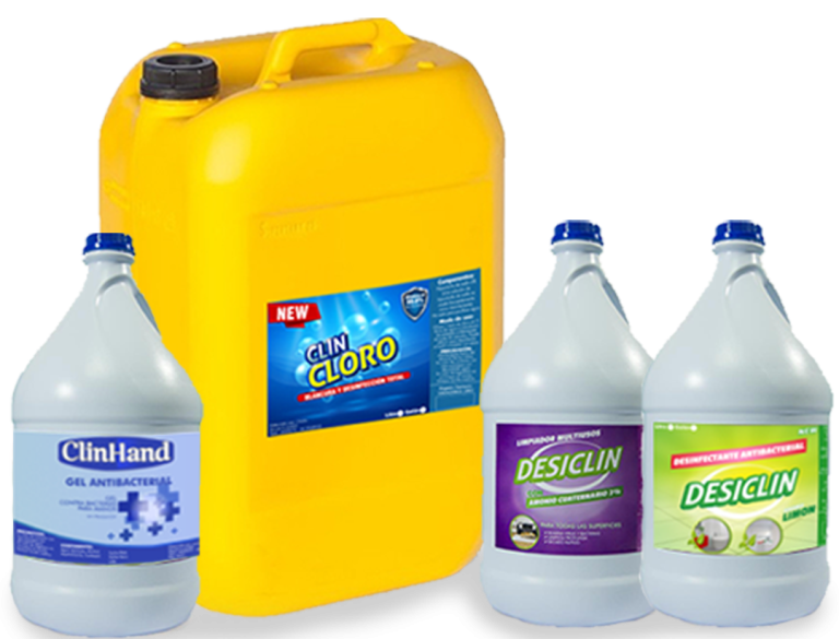 galones de la coleccion productos de limpieza
